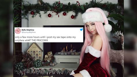 xnxx belle delphine|Christmas sex tape .